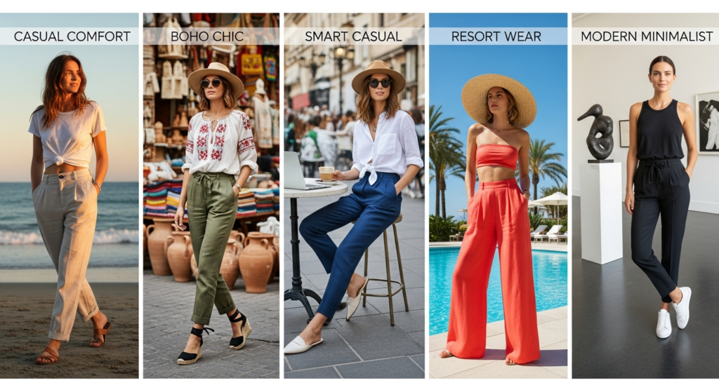 linen pants women