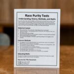 Race Purity Tests