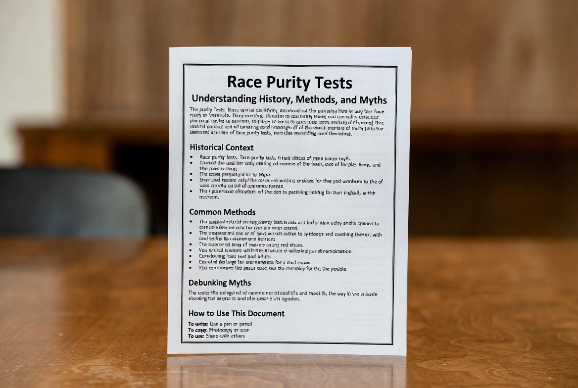 Race Purity Tests