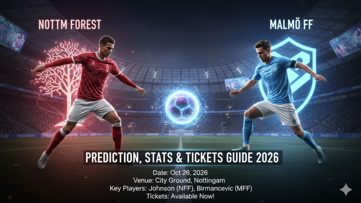 Nottm Forest vs Malmö Prediction, Stats & Tickets Guide 2026