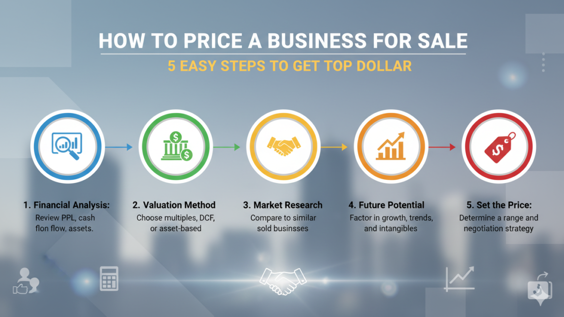 How to Price a Business for Sale: 5 Easy Steps to Get Top Dollar